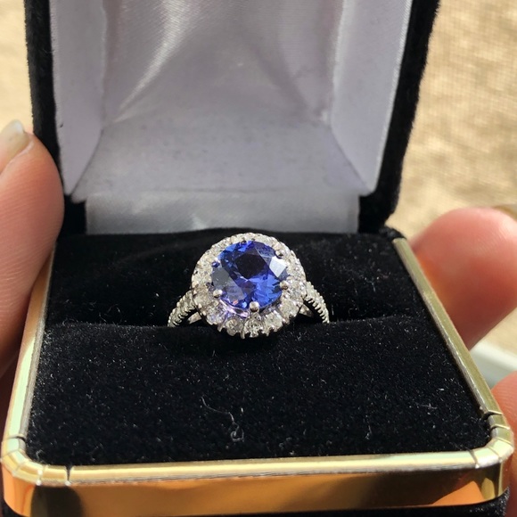 14K white gold ring - Picture 2 of 8